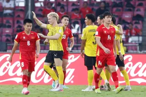 Malaysia thắng Việt Nam lần đầu tiên sau 11 năm từ hòa đến thua. Ảnh: ANH KHOA