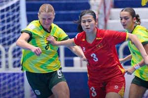 Đội tuyển futsal nữ Việt Nam có nhiều tiến bộ trong thời gian qua và hướng mục tiêu vươn tầm châu Á. Ảnh: VFF