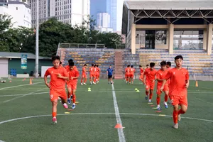 Các cầu thủ U15 Việt Nam tích cực tập luyện chuẩn bị cho FIFA U15 World Cup & Festival 2026.