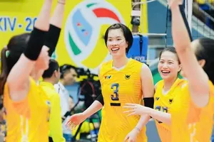Thanh Thúy vắng mặt trong đội hình VTV Bình Điền Long An. Ảnh: DŨNG PHƯƠNG