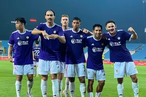 Hà Nội FC hướng đến kết quả tích cực trước CAHN ở vòng 4, và cũng là dịp để HLV Kewell khẳng định mình. Ảnh: VPF