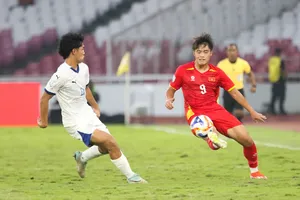 Quốc Việt sẽ là trụ cột của lứa U23 Việt Nam tới đây. Ảnh: DŨNG PHƯƠNG