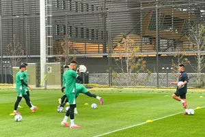 Đội tuyển U17 Việt Nam đang có chuyến tập huấn tại Hàn Quốc chuẩn bị cho VCK FIFA U17 World Cup 2027. Ảnh: VFF