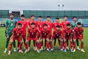 U15 Việt Nam thắng dễ các cầu thủ Brunei ở lượt trận thứ 2.