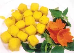 Đậu hũ trứng muối chiên