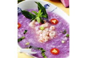 Delicious tastes and attractive look of winged yam soup