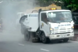 Nên đổi giờ hoạt động của xe quét đường