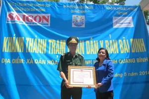 Khánh thành Trạm quân dân y bản Bãi Dinh