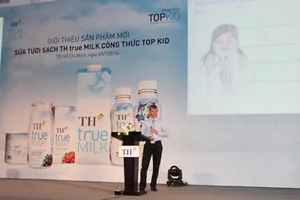 Ra mắt sữa tươi tiệt trùng TH True MILK dành cho trẻ