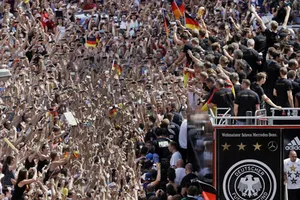 Nước Đức chào đón những người hùng