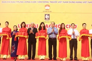 Tiếp tuc đẩy mạnh vận động người Việt dùng hàng Việt