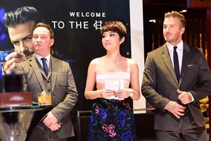 David Beckham gặp gỡ báo chí tại nhà hàng R&J