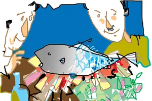 Cá lóc nướng trui