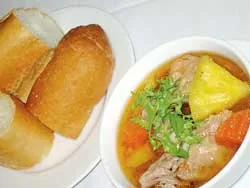 Sườn non nấu thơm