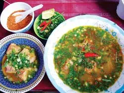 Cháo “vạt giường” Hải Lăng ở Sài Gòn