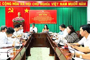 Quang cảnh hội nghị hiệp thương lần thứ nhất tại xã Dầu Tiếng
