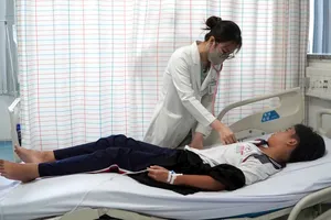 Bệnh nhân điều trị tại Bệnh viện Đa khoa Vũng Tàu.