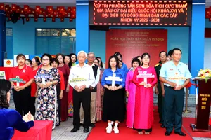 Phường Tân Sơn Hòa ra mắt đội hình đồng hành cùng cử tri