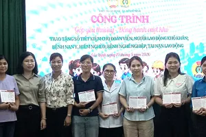 Nhiều hoạt động nghĩa tình trong Tháng Công nhân ở phường Gia Định