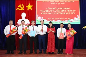Phường Rạch Dừa thành lập 16 chi bộ khu phố mới