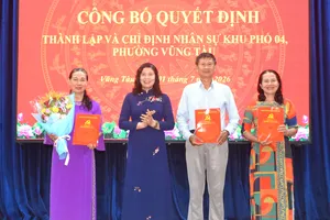 Phường Vũng Tàu thành lập 33 khu phố mới
