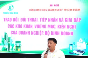 Phường Hòa Bình đối thoại với 500 doanh nghiệp, hộ kinh doanh