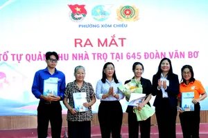 Ra mắt Khu nhà trọ “An toàn cho phụ nữ và trẻ em” và thành lập Tổ tự quản khu nhà trọ 654 Đoàn Văn Bơ