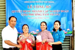 Ra mắt Nghiệp đoàn cơ sở chợ Tam Thắng
