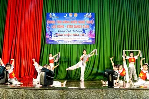 Rộn ràng "Giai điệu mùa hè" của thiếu nhi phường Phú Mỹ 