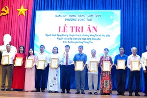 Phường Vũng Tàu tri ân 243 cán bộ cơ sở