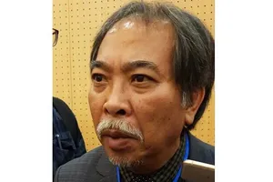 Nhà thơ Nguyễn Quang Thiều. Ảnh VX