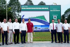 Phường Đông Hòa khởi công và khánh thành, khởi công các không gian xanh bằng hình thức xã hội hóa