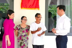 Xã Châu Đức bàn giao 5 căn nhà cho hộ khó khăn