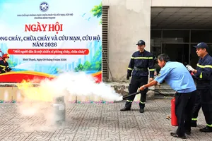 Hướng dẫn thực hành sử dụng bình chữa cháy để xử lý đám cháy ban đầu