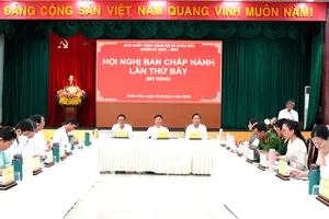 Hội nghị Ban Chấp hành Đảng bộ xã Châu Đức lần thứ Bảy.