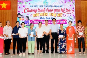 Xã Xuân Sơn chăm lo phụ nữ, trẻ em có hoàn cảnh khó khăn
