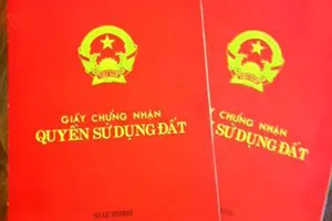 Bắt nguyên cán bộ Phòng TN-MT làm giả sổ đỏ vay gần 1 tỷ đồng
