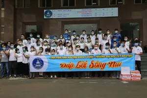 41 sinh viên Trường Đại học Tây Nguyên lên đường hỗ trợ Bình Dương chống dịch