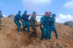 Tiêu hủy quả bom nặng gần 100kg còn sót lại sau chiến tranh