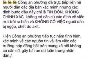 Đắk Lắk: Thông tin 10 người chết do dính axít khi lặn vớt tôm hùm là tin giả