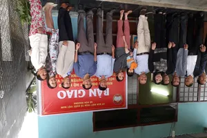 Bàn giao nhà Đại đoàn kết cho hộ nghèo tại xã Hòa Khương