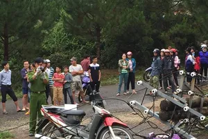 Hiện trường vụ tai  nạn.