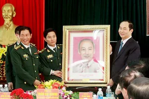 Chủ tịch nước Trần Đại Quang thăm, chúc tết đồn biên phòng, xã biên giới tại Gia Lai