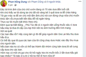 Vụ bịa đặt thông tin 4 người dân tự tử vì dưa hấu: Phạt người tung tin 12,5 triệu đồng
