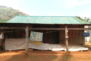 Một căn nhà ở xã Đăk Na đã được sửa chữa xong
