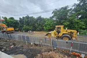 Quốc lộ 25 thông xe sau hơn 7 giờ bị chia cắt do mưa lớn