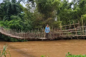 Hàng loạt cầu treo ở Gia Lai, Kon Tum xuống cấp, hư hỏng 