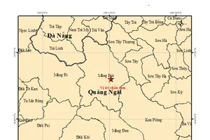 Quảng Ngãi: Hai trận động đất liên tiếp xảy ra rạng sáng 11-9