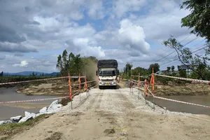 Đoạn đường Trường Sơn Đông đã được thông xe