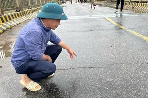 Gia Lai: Tạm thời cấm phương tiện qua cầu C10